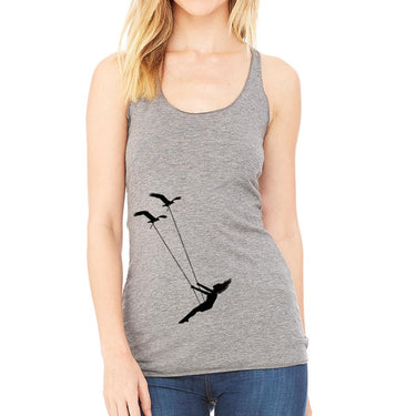 flying bird swing racerback top for women